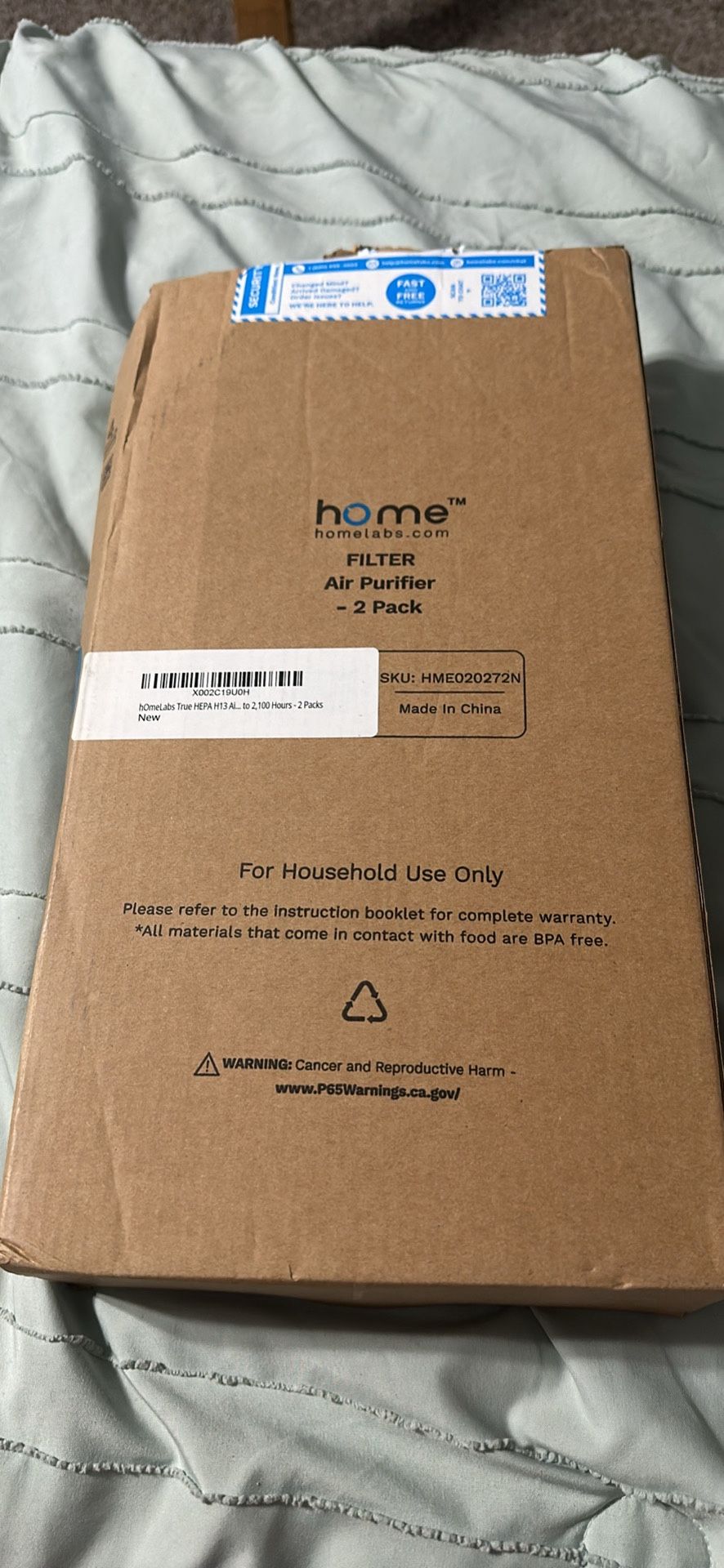 Home Air Purifier Filter 2 Pack