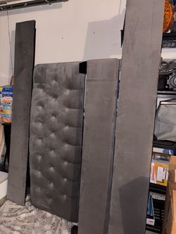 Queen bed frame with box spring