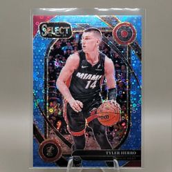 2024 Panini Select Tyler Herro Blue Fast Break/99