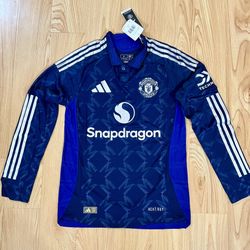 🔥🔥Adidas Manchester United 24/25 Authentic Away Jersey- Small