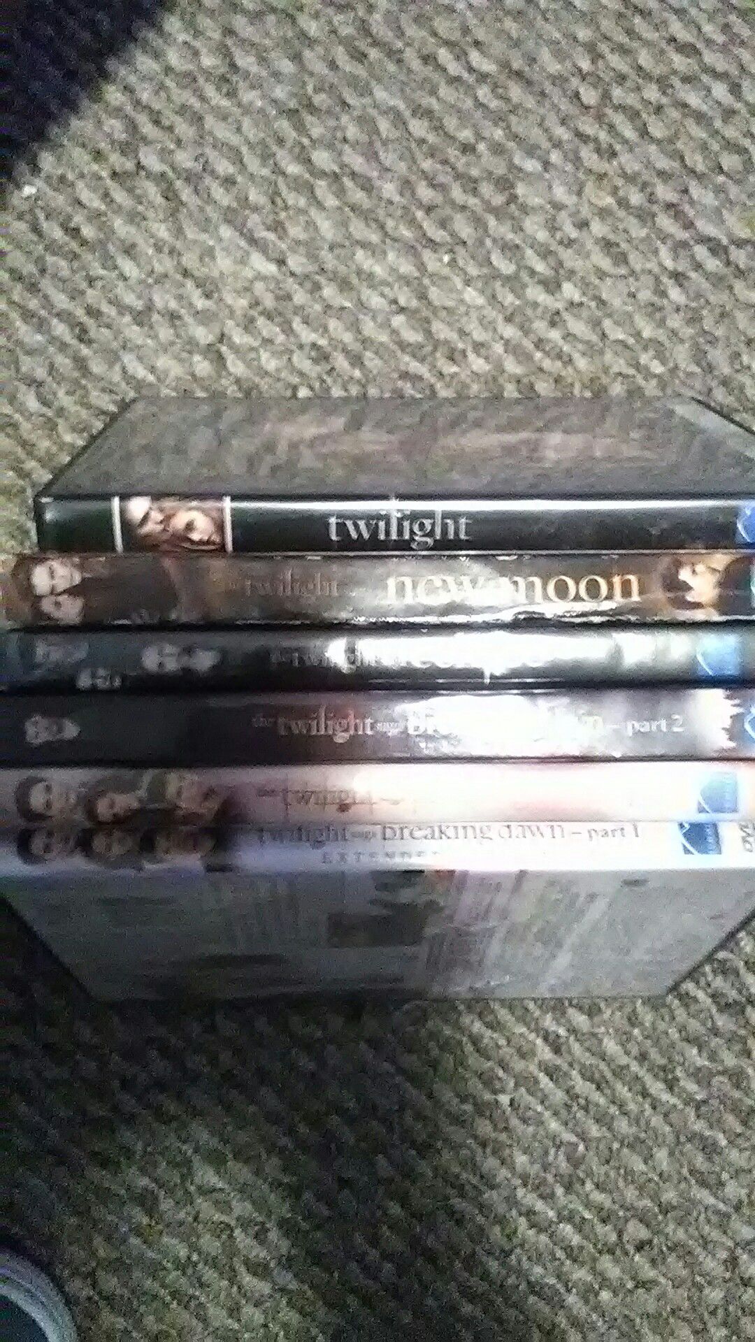 Twilight set dvds