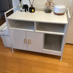 Litter Box Enclosure Cabinet