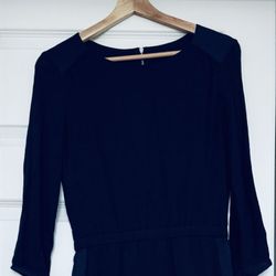 Navy Blue Dress 