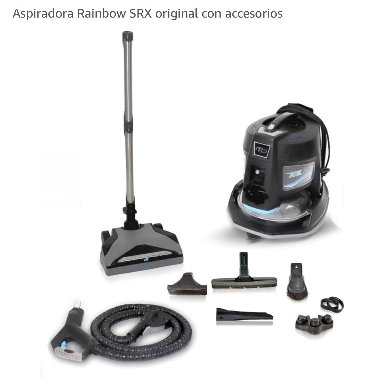 Original Rainbow SRX vacuum cleaner with accessories /Aspiradora Rainbow SRX original con accesorios