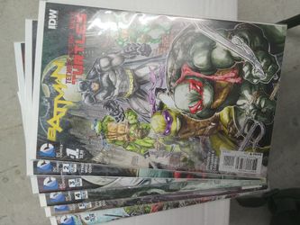 Batman/Ninja Turtles Team Up 1,2, & 3.