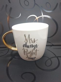 Mrs. Always Right Cup💕