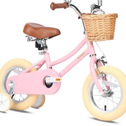 Petimini Girls Bike with Basket 12”