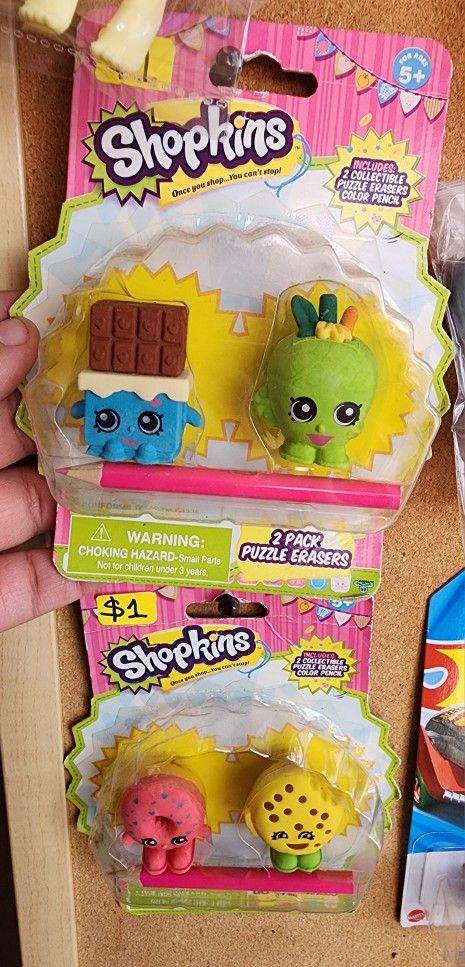 Shopkin Puzzle Erasers