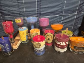 Handmade scented candles