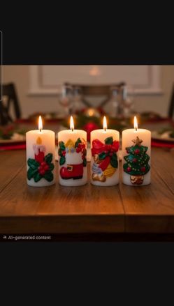 Christmas Cheer Candles Vintage Collectible Box8