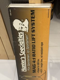 Radio lift system for hunters