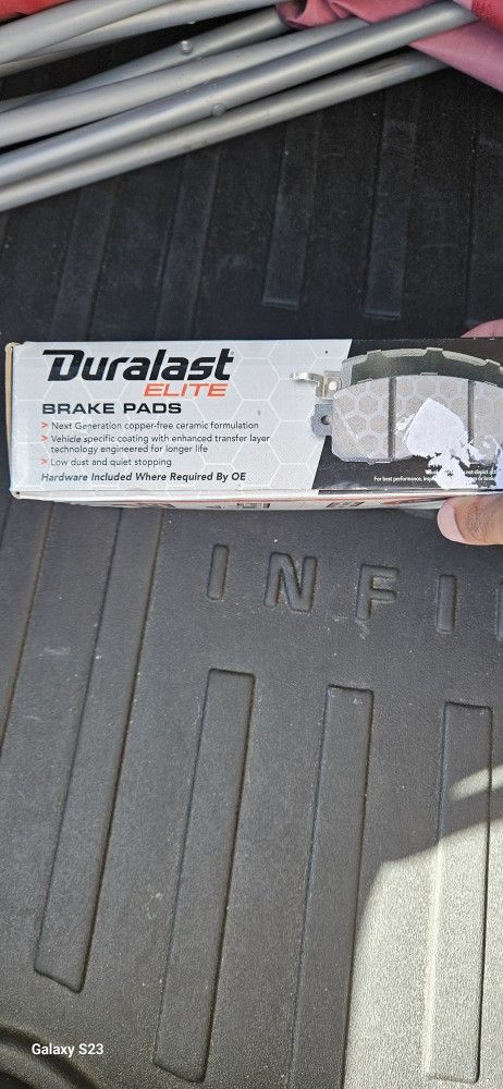 Brand: Duralast Elite
Part Number: DE1736
Type: Ceramic brake pads