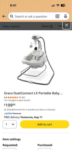 Baby swing