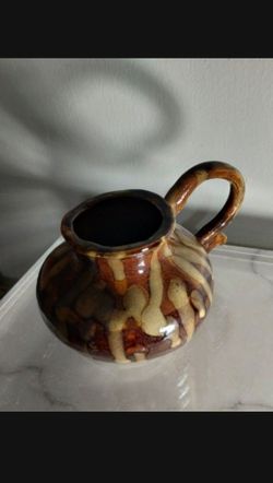POTTERY ART STUDIO - ALLISON BUSH - COFFEE CUP / MUG 6"×4.5" - AQ100