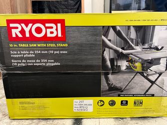 RYOBI table saw. New in box