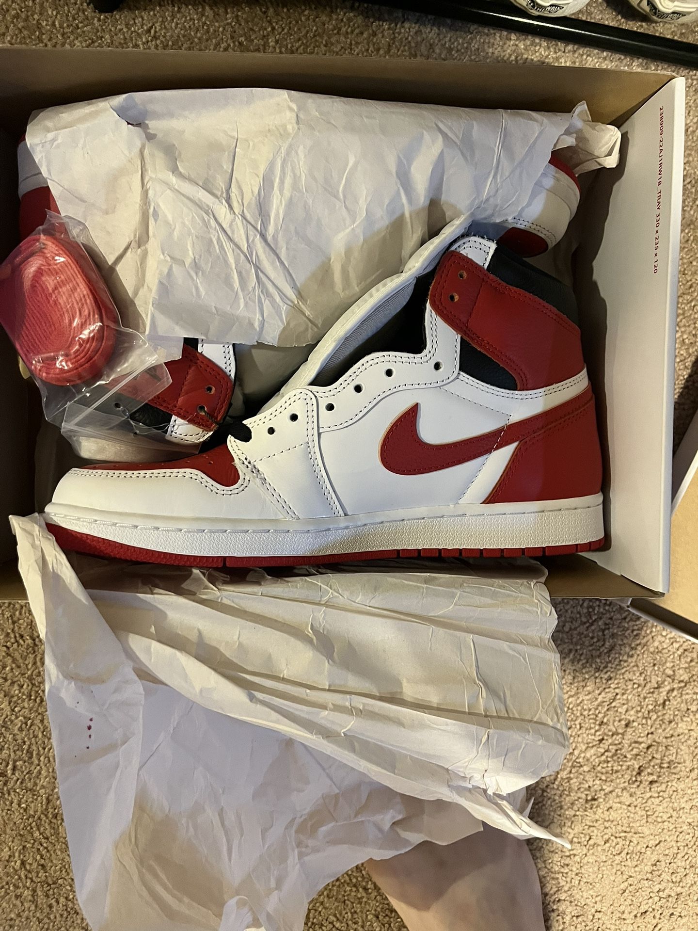 Jordan1 Retro High OG Heritage Size 10