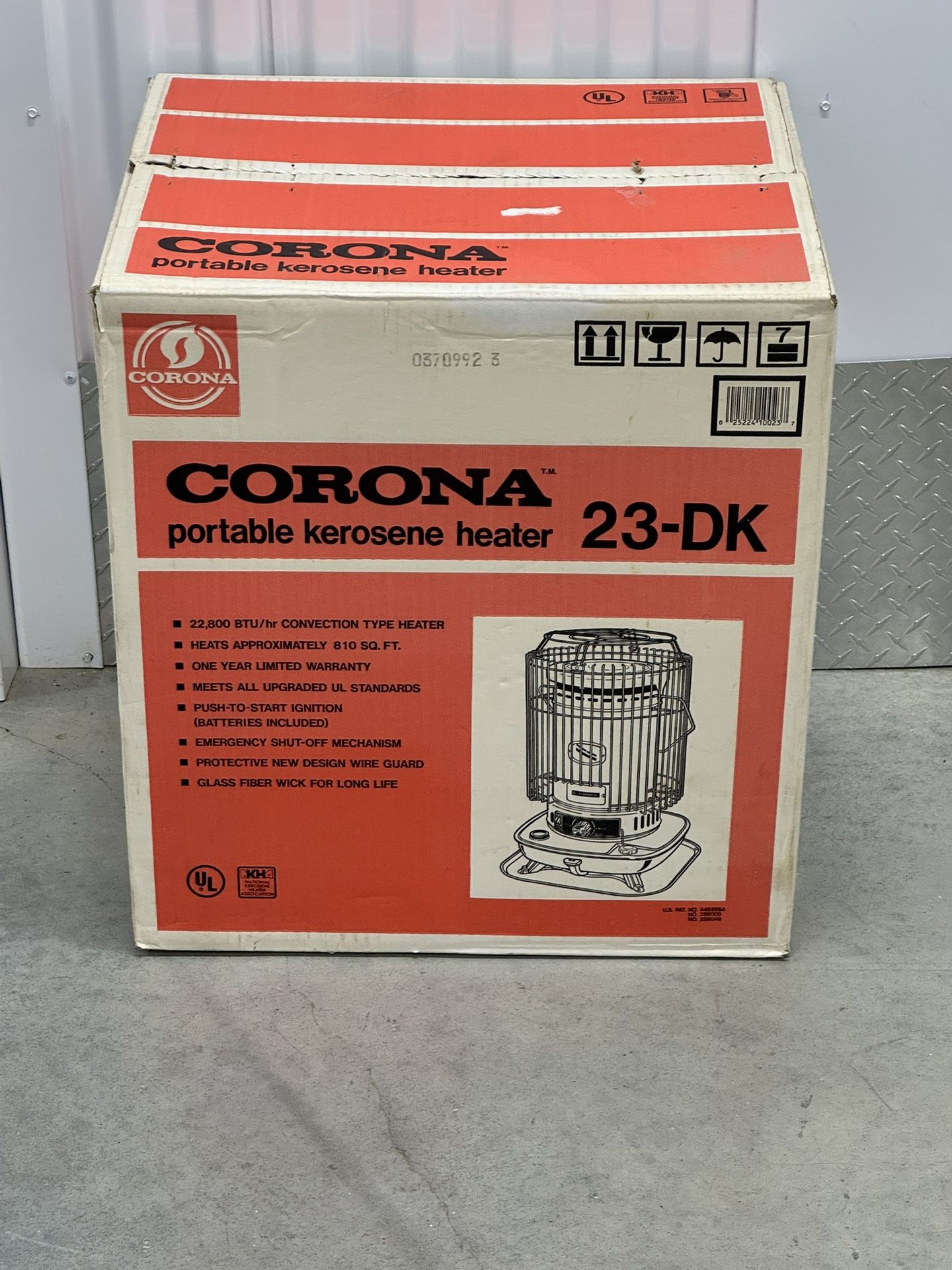 Corona Portable Kerosene Heater 23-DK