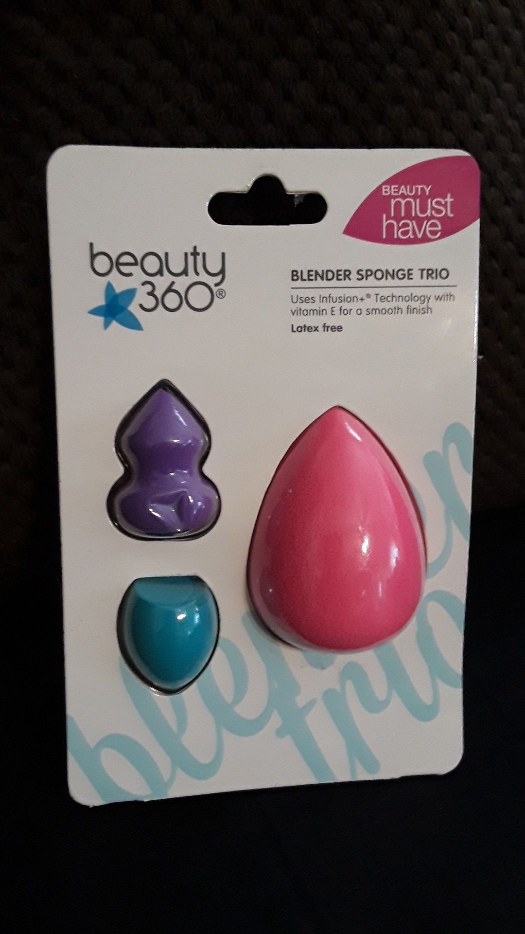 Beauty 360 blender sponge trio