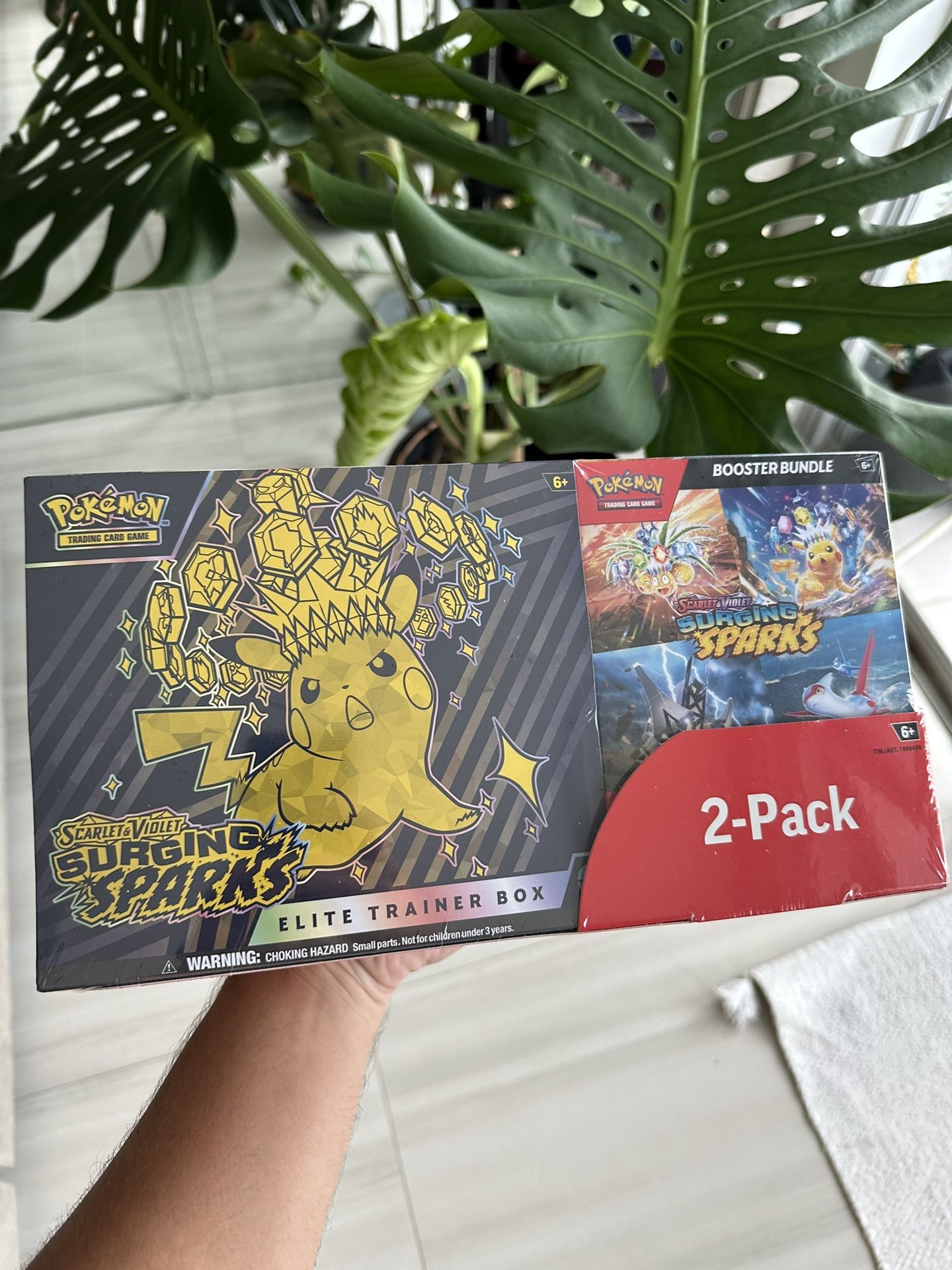 Pokemon TCG Surging Sparks Costco 2 Pack Bundle Factory Sealed