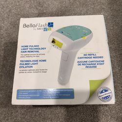 BELLAFLASH By Silk'n Home HAIR REMOVAL System Laser Light Technology Epilation