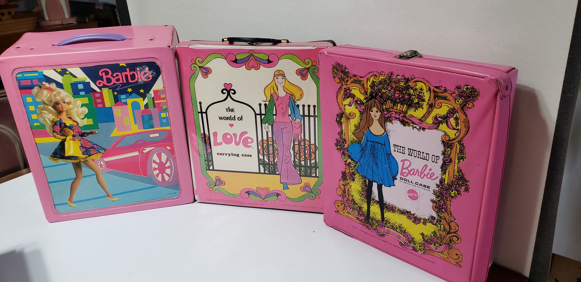 Vintage Barbie Doll Cases (3)