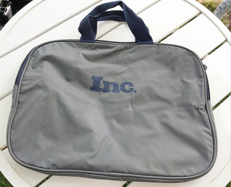 Inc. Magazine News Bag – 16” Portfolio Tote – Zippered & Waterproof Carry Bag