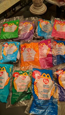 1999 Set McDonald's Teenie Beanies