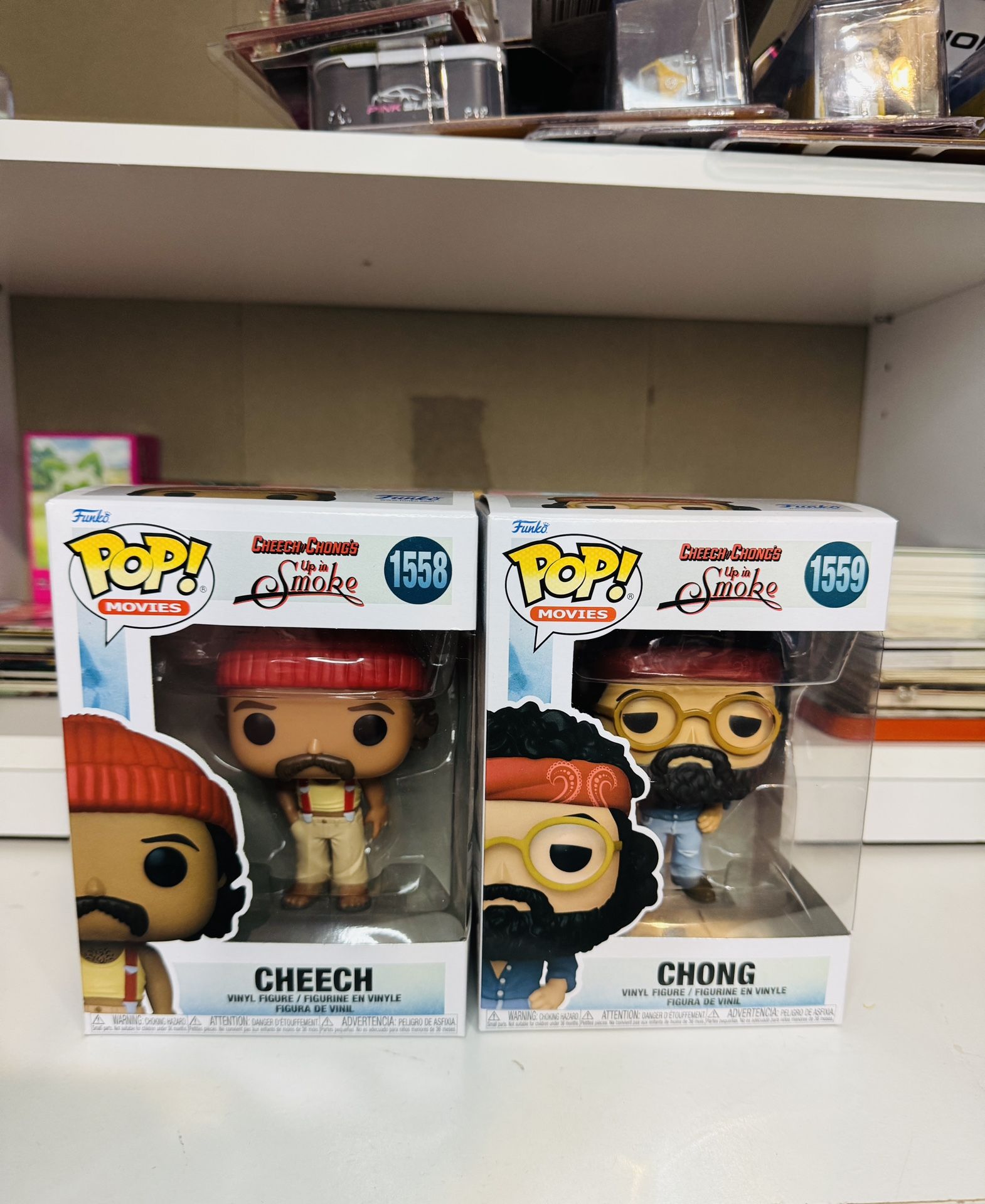 🌬️ Cheech & Chong Funko Pop! Set – Up in Smoke #1558 & #1559