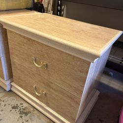 Nightstands(2)  W/ Matching Mirror (must Go)