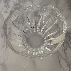Mikasa New Crystal 6 Inch Bowl Icicles Candy Dish 