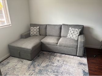 Sofa chaise with sleeper