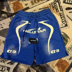 Hellstar ‘Warm up’ Shorts Blue