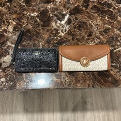 Michael Kors And Coach Wallets