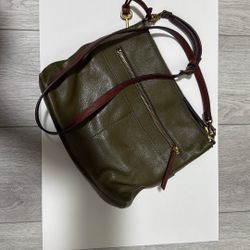 Fossil Leather Crossbody Bag 