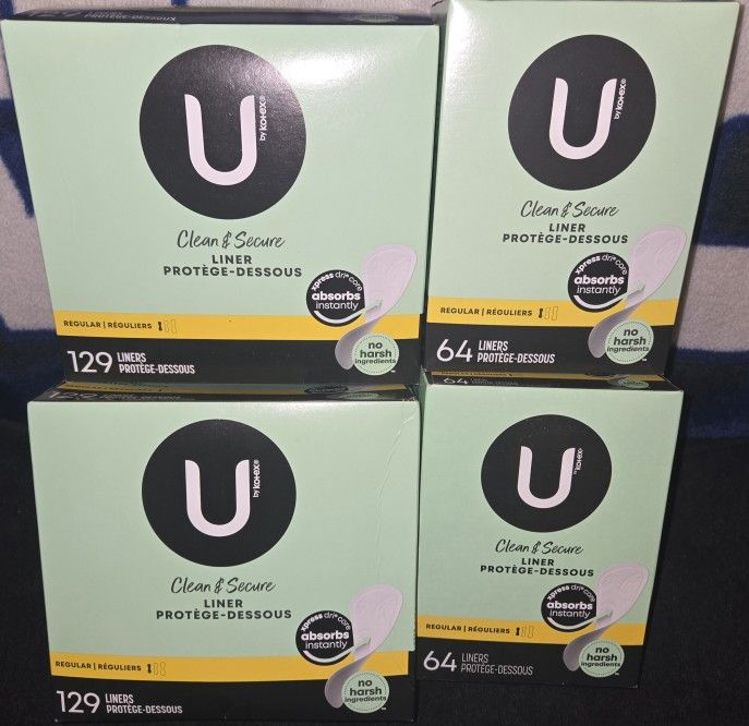 U BY KOTEX CLEAN & SECURE LINERS