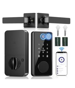 SnugSpot WiFi Fingerprint Smart Lock for Front Door Keyless Entry Door Lock