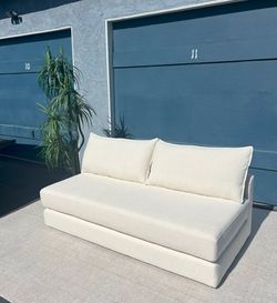 Article Braam Vintage White Sofa Bed