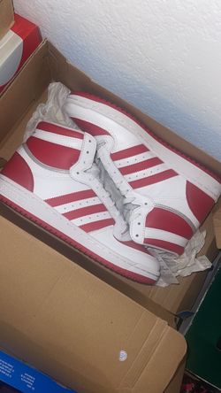 Adidas Top Ten Hi Sneakers White Red