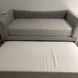Double Twin XL bed Or Couch With Two Twin Mattresses 