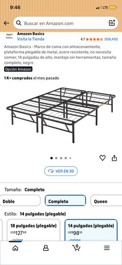 Full size bed frame