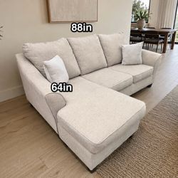 Modern Cozy Sectional Couch w/ Chaise Lounge