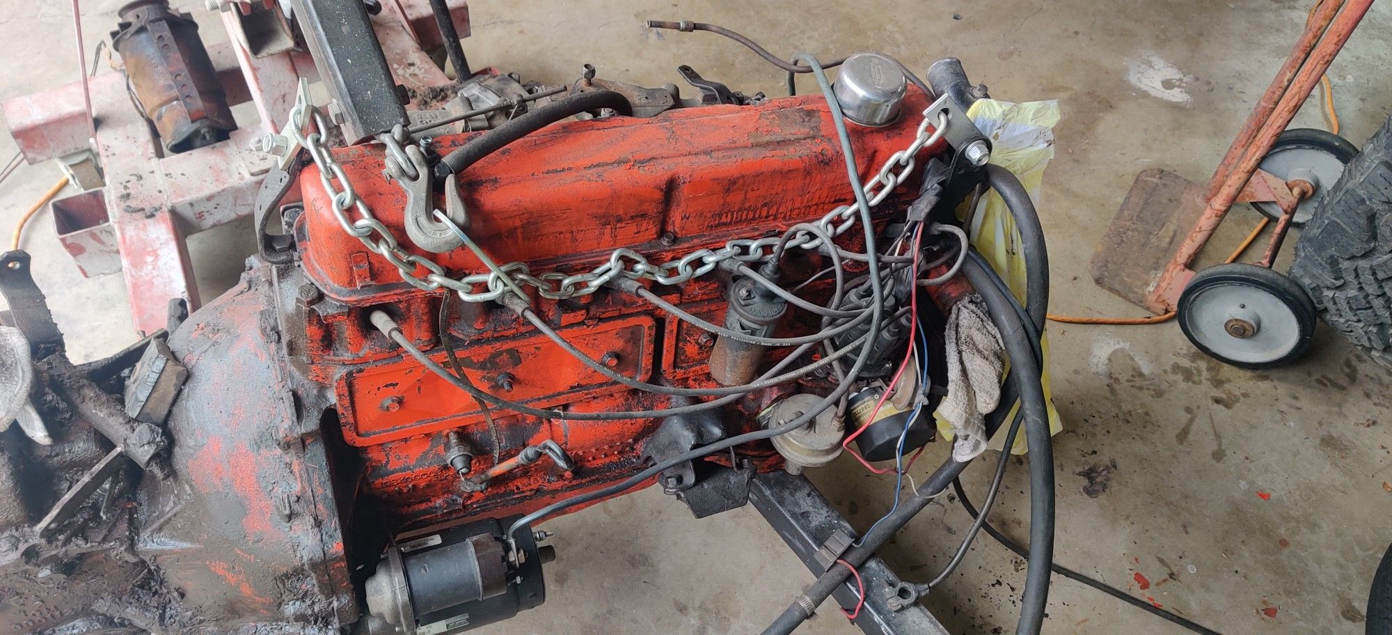 250 Chevy straight 6 engine and transmission