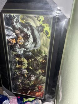 Hulk Legacy 28X13 Brand New Framed