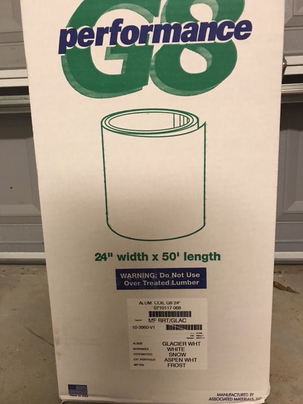 performance g8 24 width 50 length aluminum trim coil 2 count