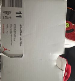 Air Jordan 13 Retro White Metallic Silver Size 11