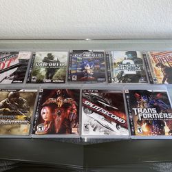 Lot Of Nine PlayStation 3 (PS3) Games