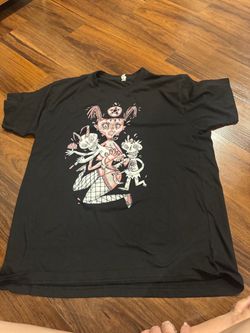 Black Graphic T-Shirt Alt Art Print