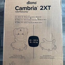 Diono Cambria 2XT Booster Car Seat, Pink