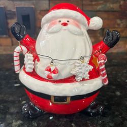 Santa Claus Christmas Candle Holder