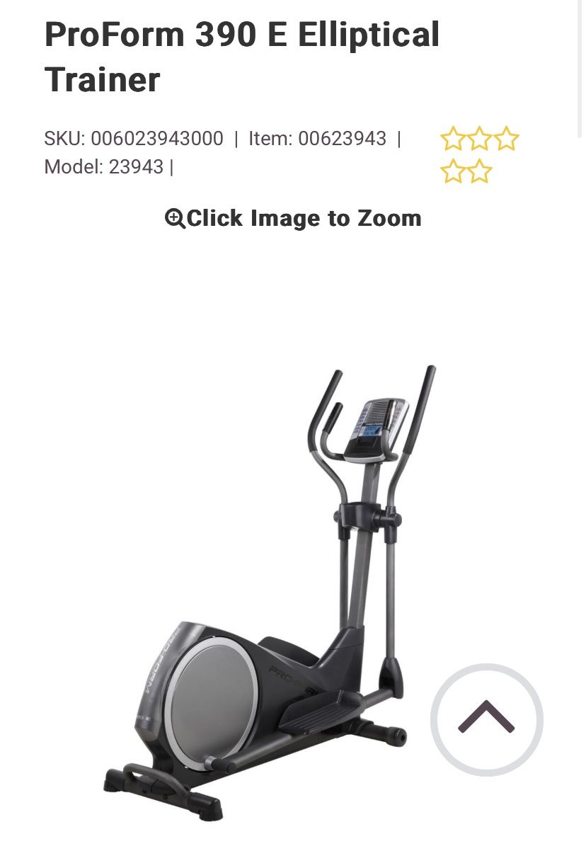 ProForm 390 E Elliptical Trainer